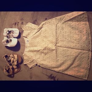 Infant dress and shoes